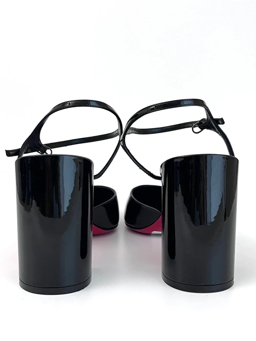 Christian Louboutin Jane  Patent Ankle Strap Pumps Size EU 40